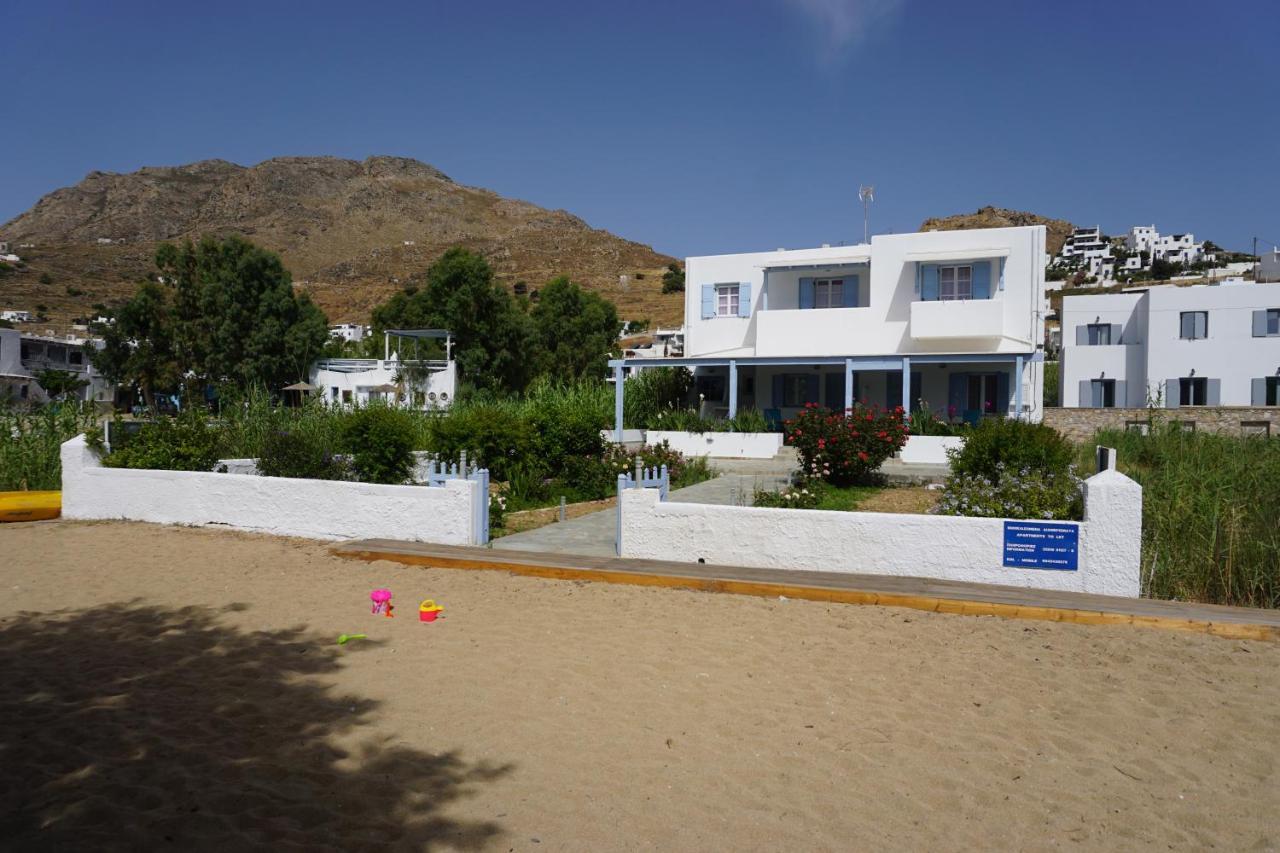 Galazio Seaside Apartments Livadakia Exterior photo